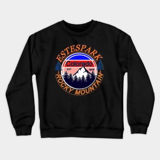 Rocky Mountain National Park Colorado Hiking Nature Outdoors Crewneck Sweatshirt